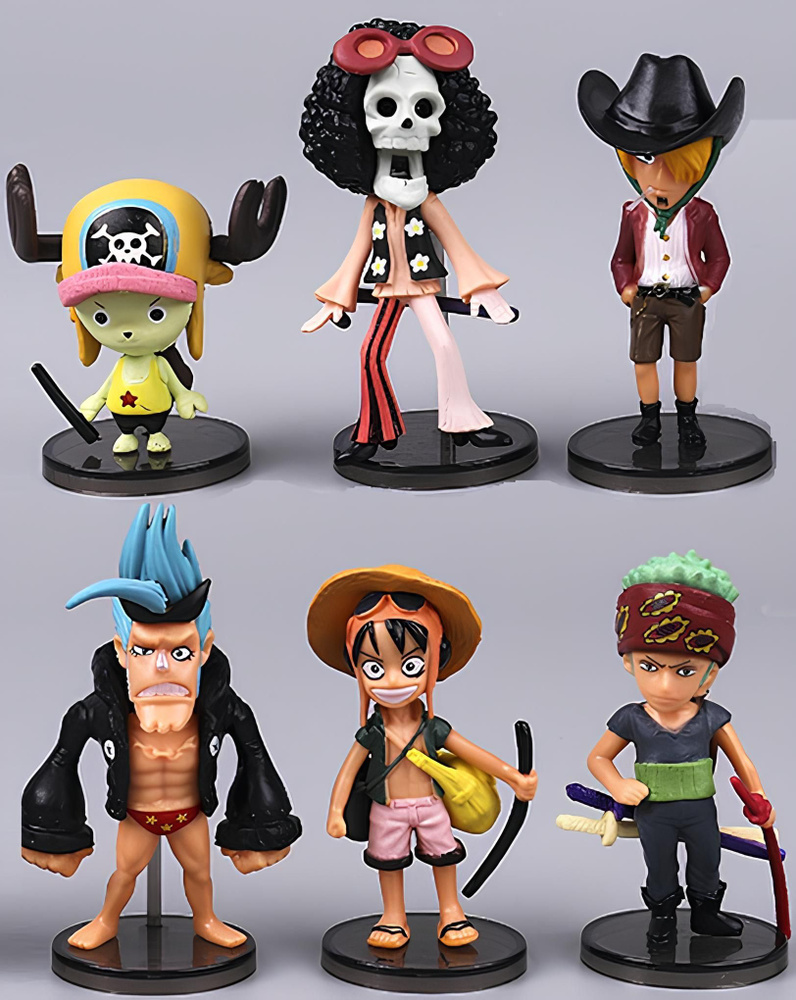 Набор фигурок Ван-Пис / One Piece 26th gen 6шт (5-7см, пакет) - купить с  доставкой по выгодным ценам в интернет-магазине OZON (810485719)