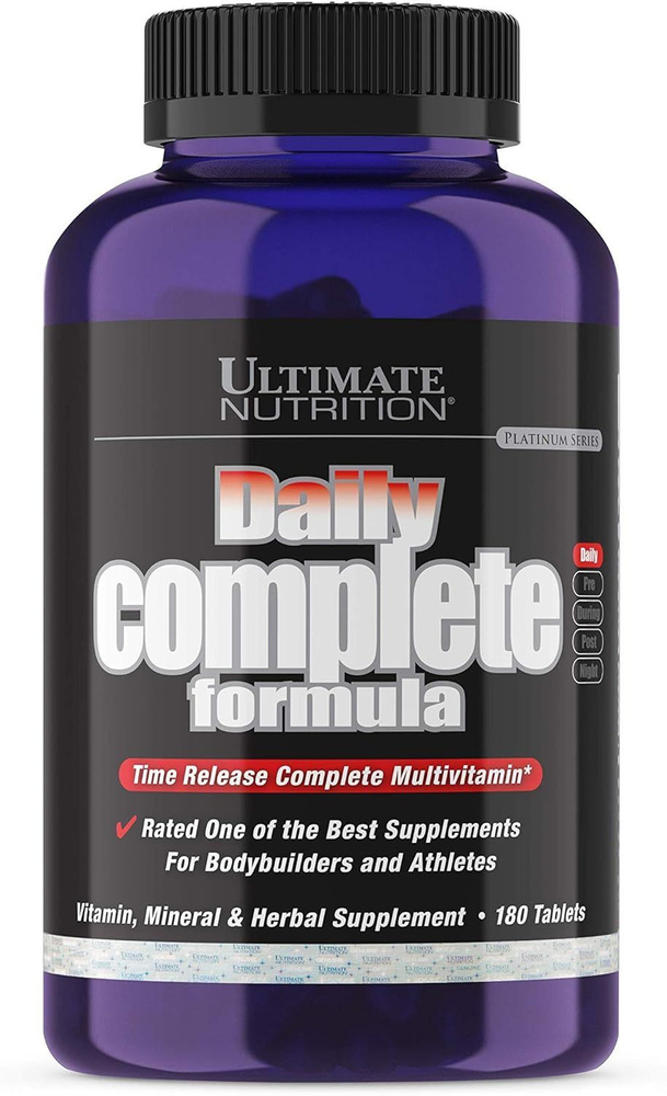 Ultimate Nutrition Daily complete formula 180 таюлеток, витаминно ...