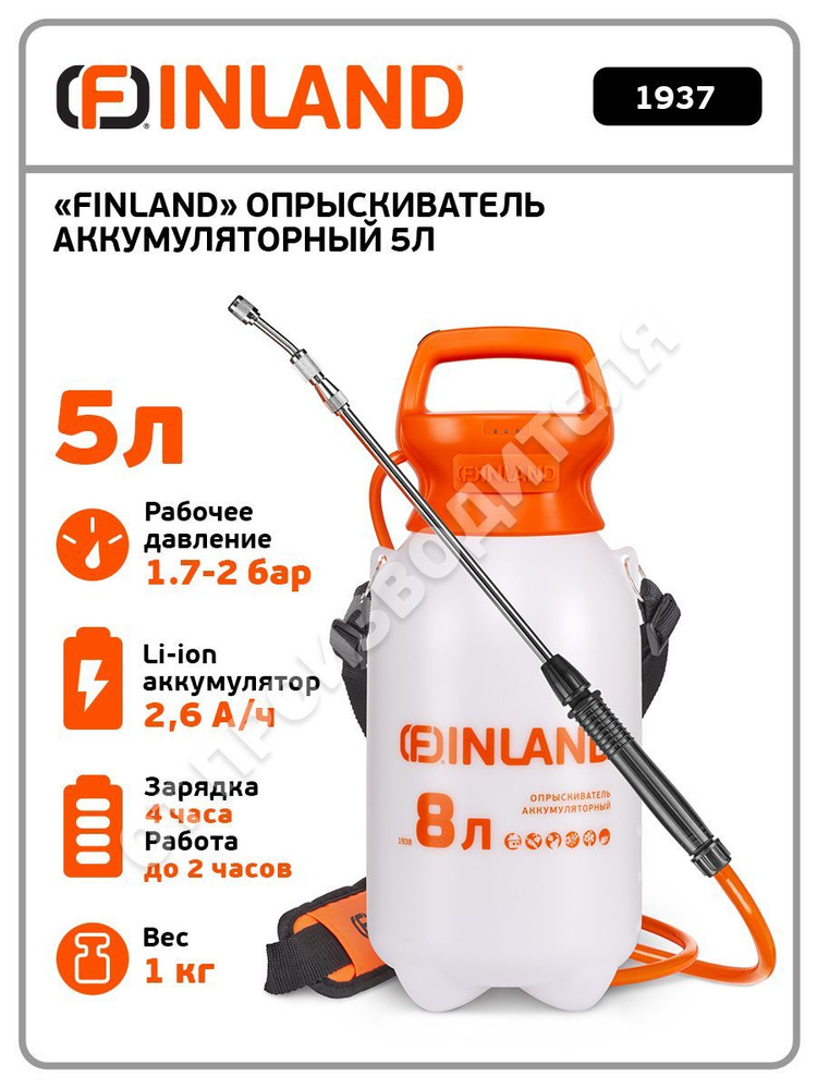 Опрыскиватель для растений Finland 1 шт, Пластик, Латунь - купить по ...
