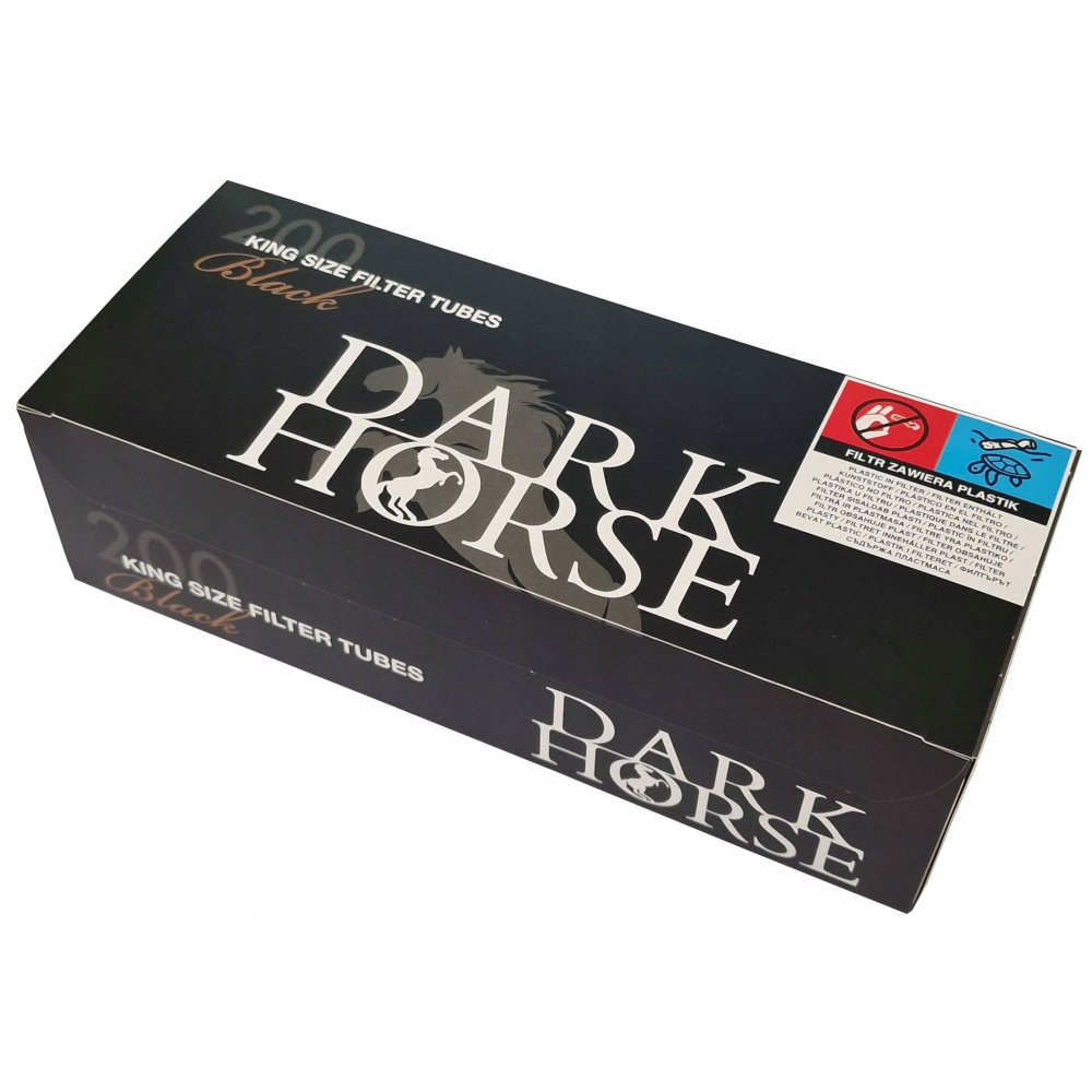 Гильзы сигаретные DARK HORSE Black 400 шт - купить с доставкой по ...