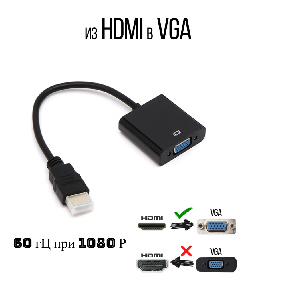 Кабель VGA (D-Sub), HDMI HDMVGA2. -  по низкой цене в интернет .
