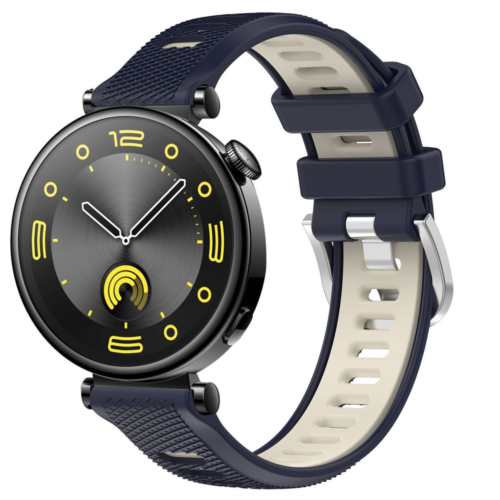 Двухцветный силиконовый ремешок для Huawei Watch GT 4 46 мм 41 мм ...
