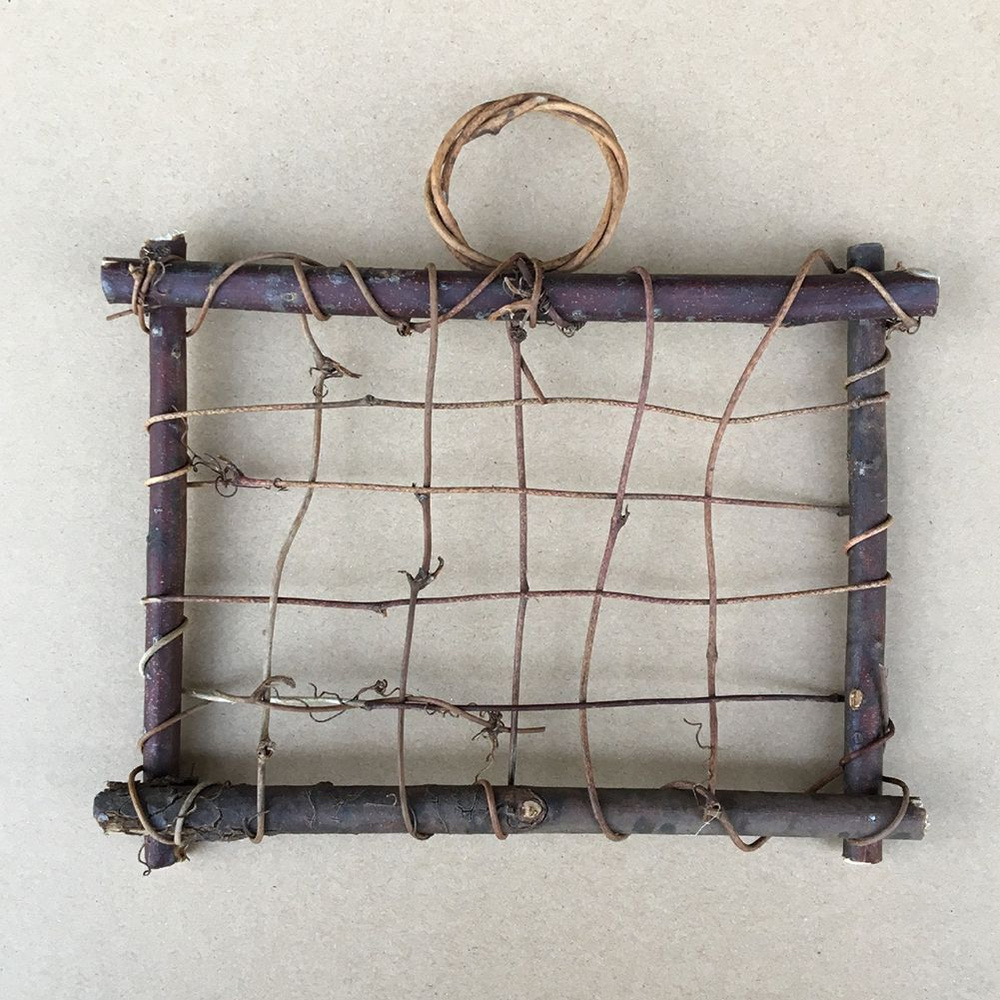 Воздушные растения, подвесные деревянные рамки из ротанга, настенный ...