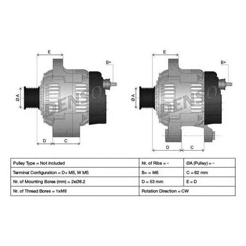 Генератор Denso dan654 #1