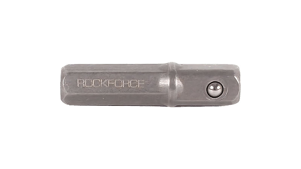 Переходник ROCKFORCE на шуруповерт для торцевых головок 1/4 L-30