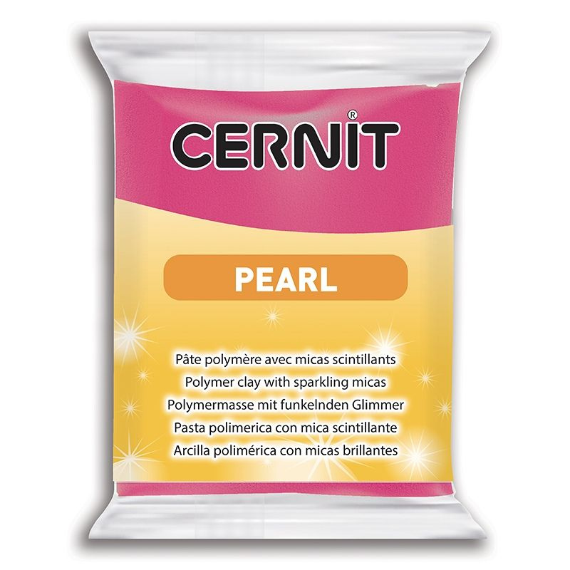 Полимерный моделин "Cernit Pearl" 56гр. маджента, перламутр #1