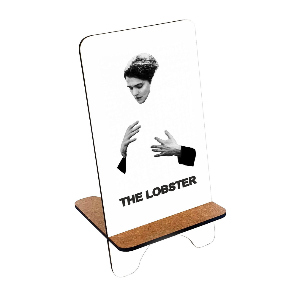 Подставка для телефона деревянная, держатель для телефона #huskydom The lobster. Лобстер 1023900 #1