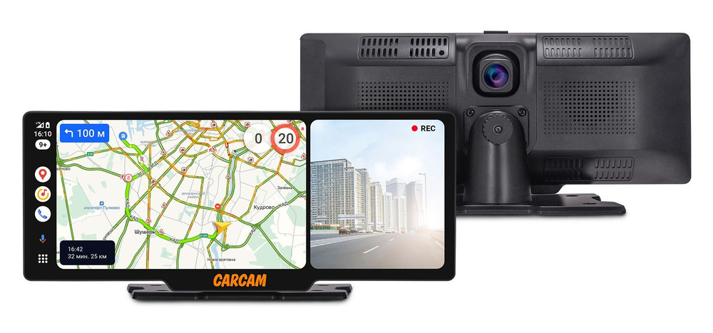 Автомобильный видеорегистратор CARCAM Carplay and Android Auto GPS Dashboard DVR A3  #1