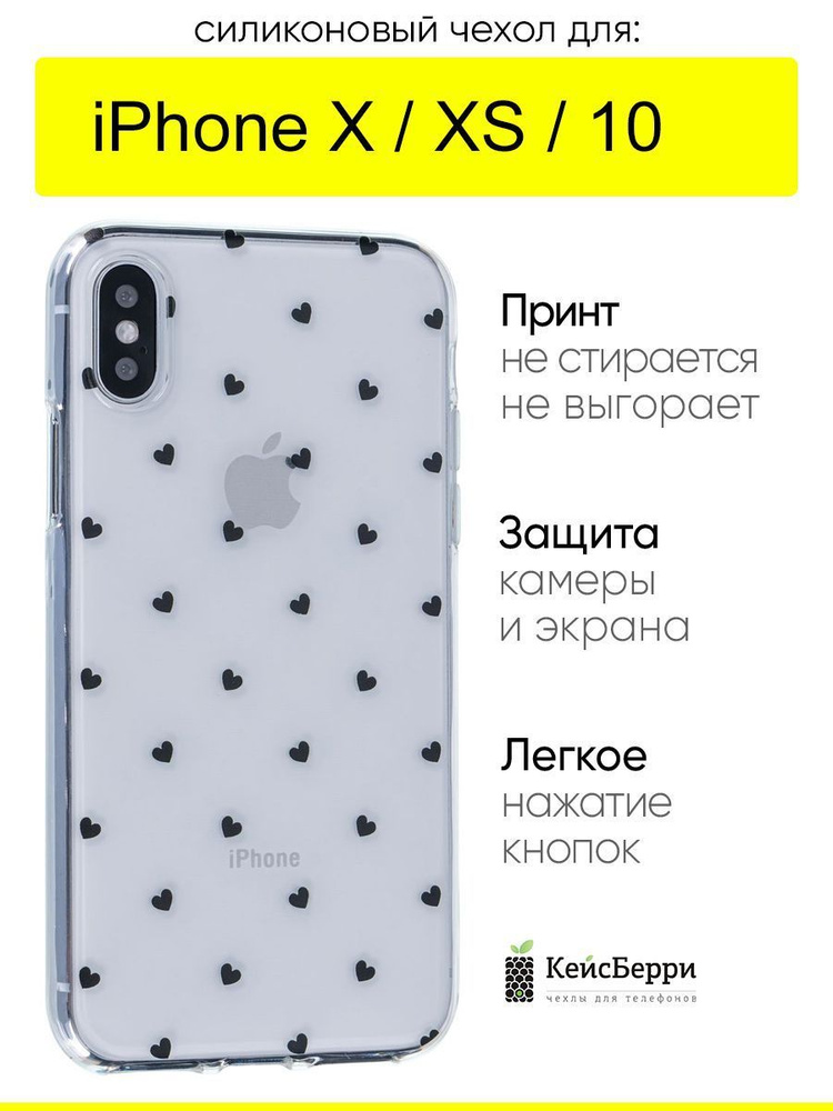 Чехол для iPhone X, XS, 10, серия Clear #1