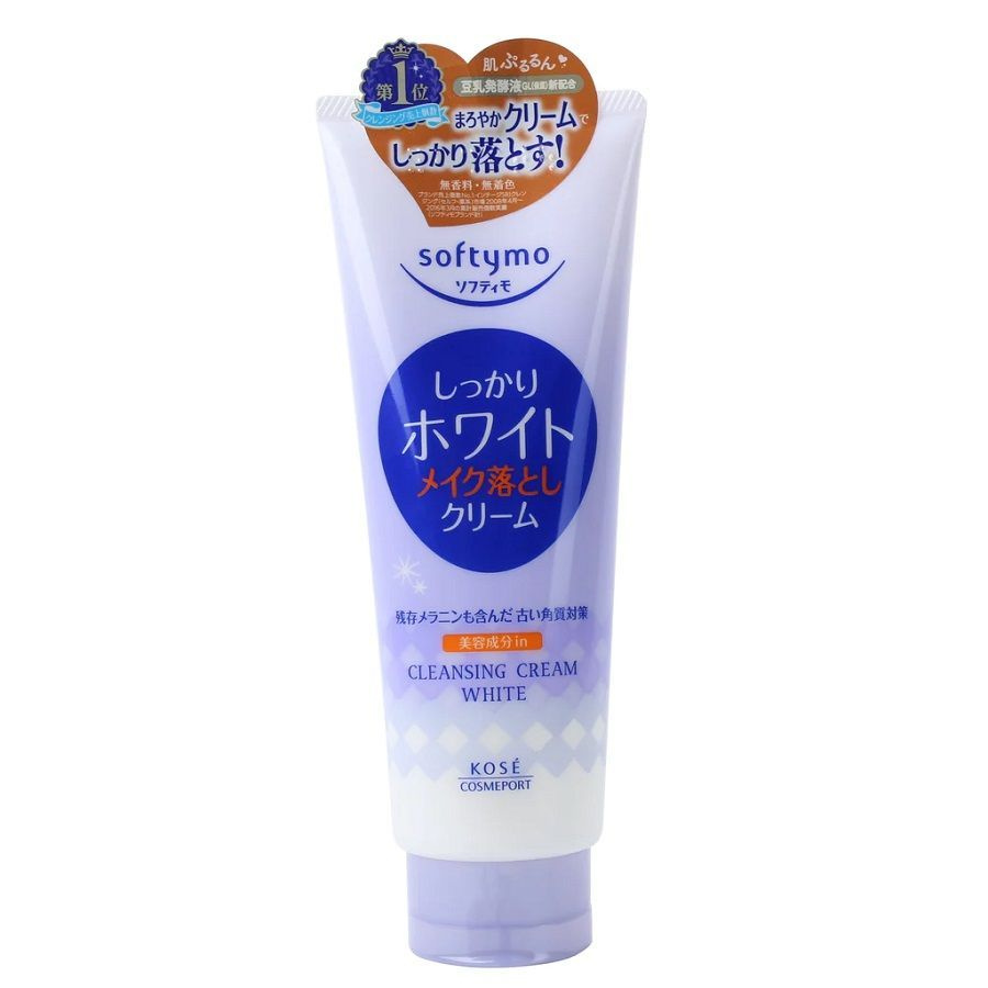 KOSE Крем очищающий для удаления макияжа Softymo Cleansing Cream White, 210 гр  #1