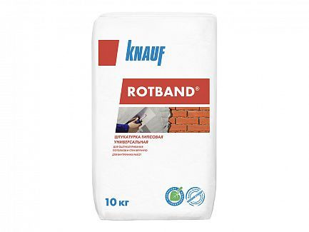 Кнауф-Ротбанд 10кг / KNAUF Rotband штукатурка гипсовая (10кг) #1