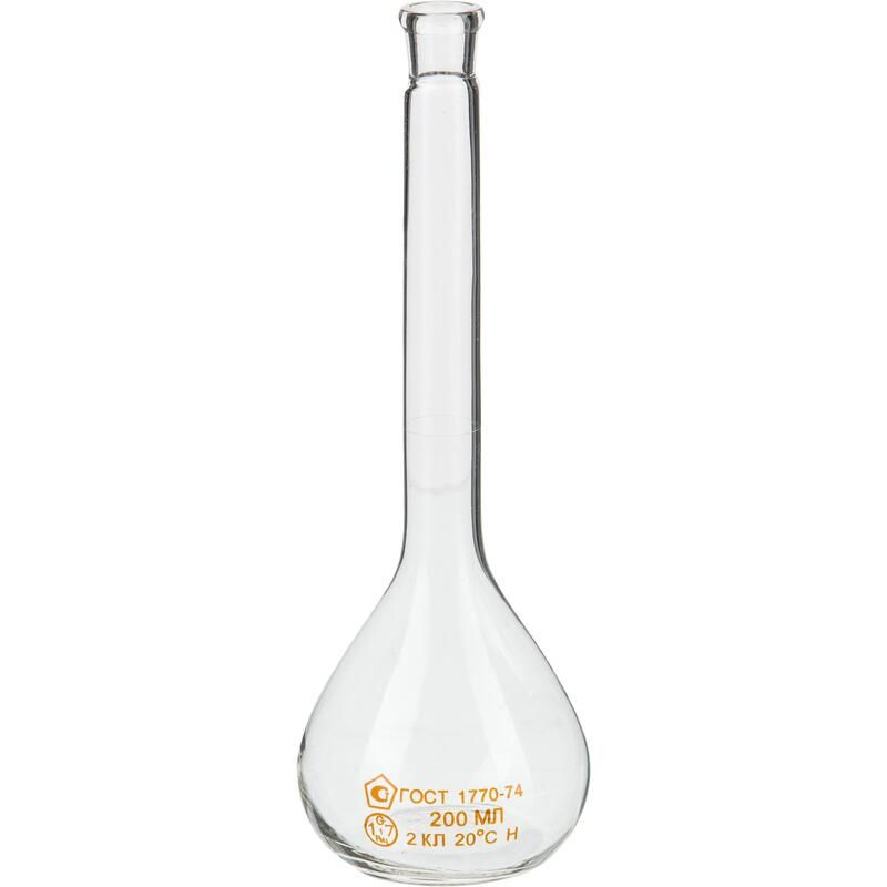 Колба мерная 200мл (2кл) купить на OZON по низкой цене (1266805602)