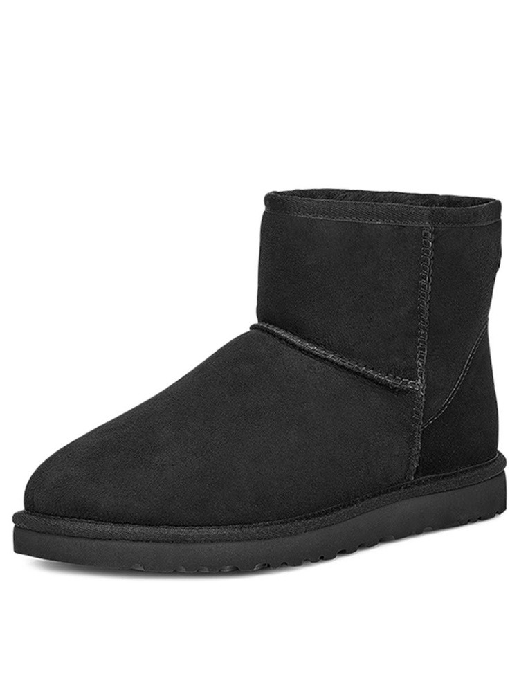 Угги для мужчин. UGG Mens Classic Mini Leather Black. Мужские угги UGG Classic Mini Lace-up weather. UGG Classic Mini Black-Yellow.