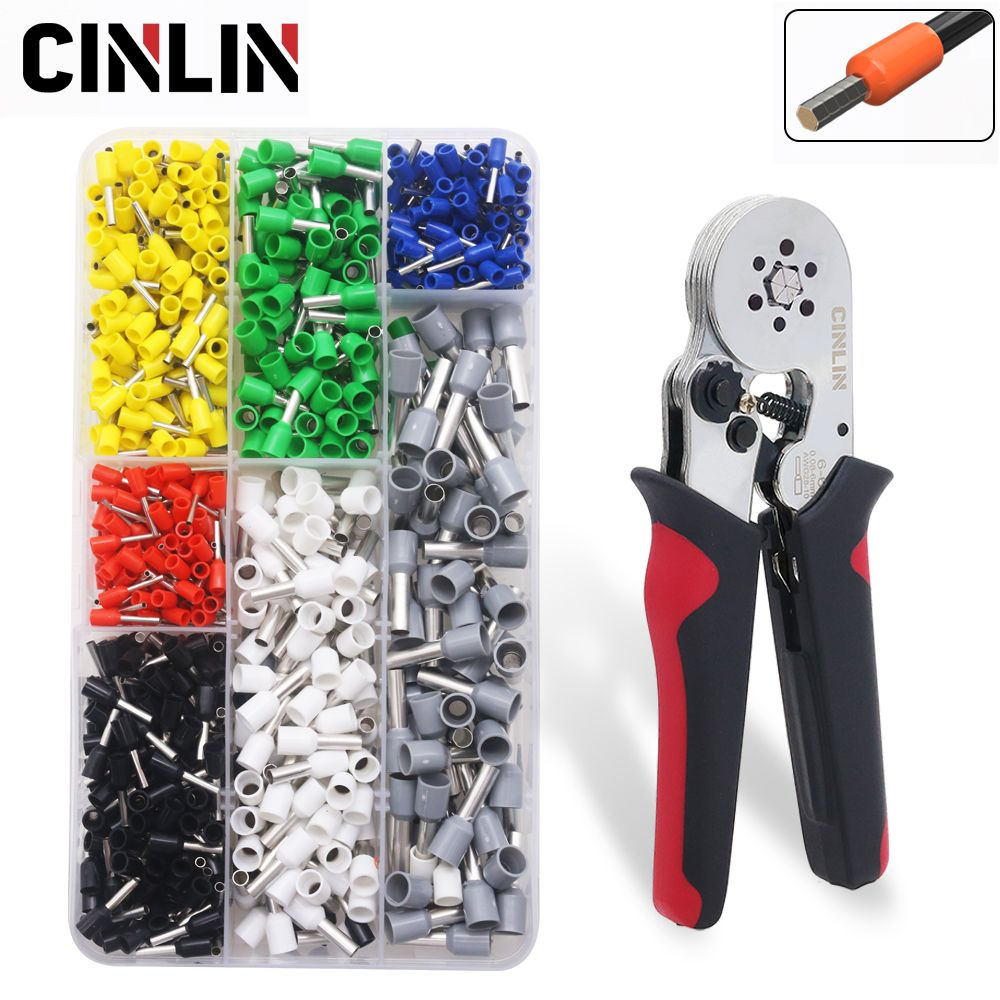 Набор обжимных клещей Клещи для обжима клемм, форма - шестиугольник ...