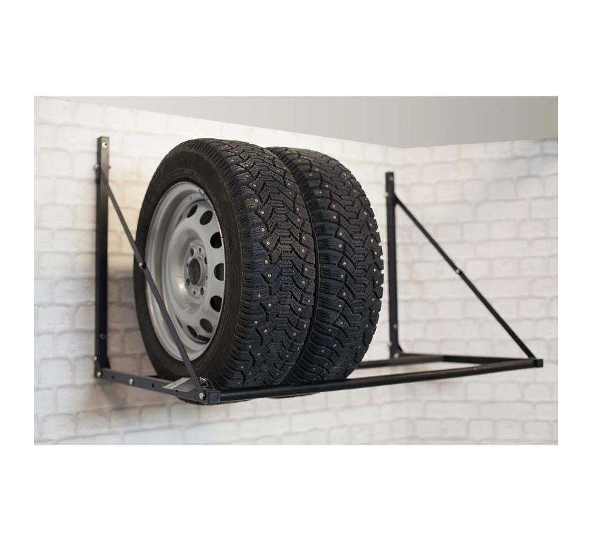 Кронштейн складной для автомобильных колес 104x60x63 см сталь цвет чёрный  #1