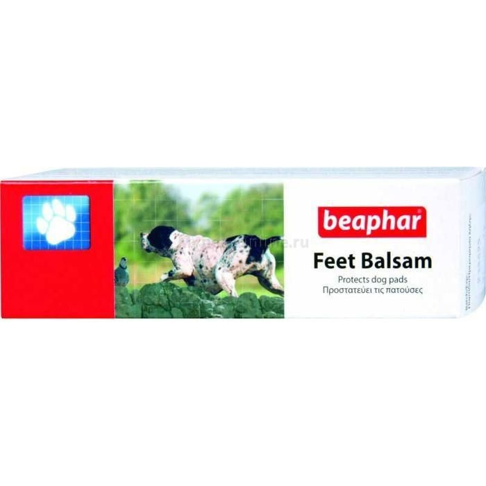 Beaphar Feet Balsam мазь для защиты подушечек лап от повреждений для ...
