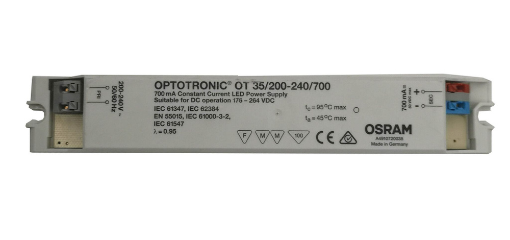 Блок питания OSRAM OPTOTRONIC OT 35/200-240/700 (--) #1