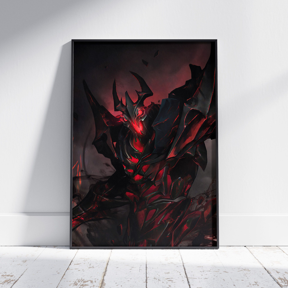 Плакат на стену для интерьера Dota 2 (Shadow Fiend 5) - Постер по игре формата A4 (21х30 см) #1