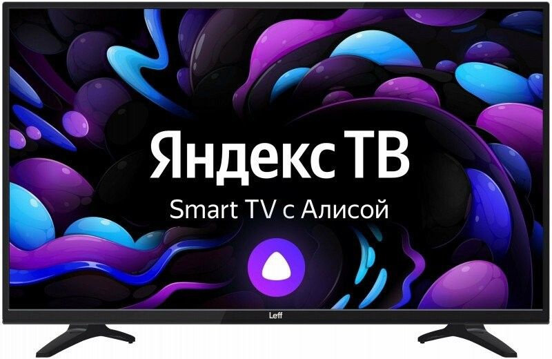 Leff Телевизор 32" Full HD, черный #1