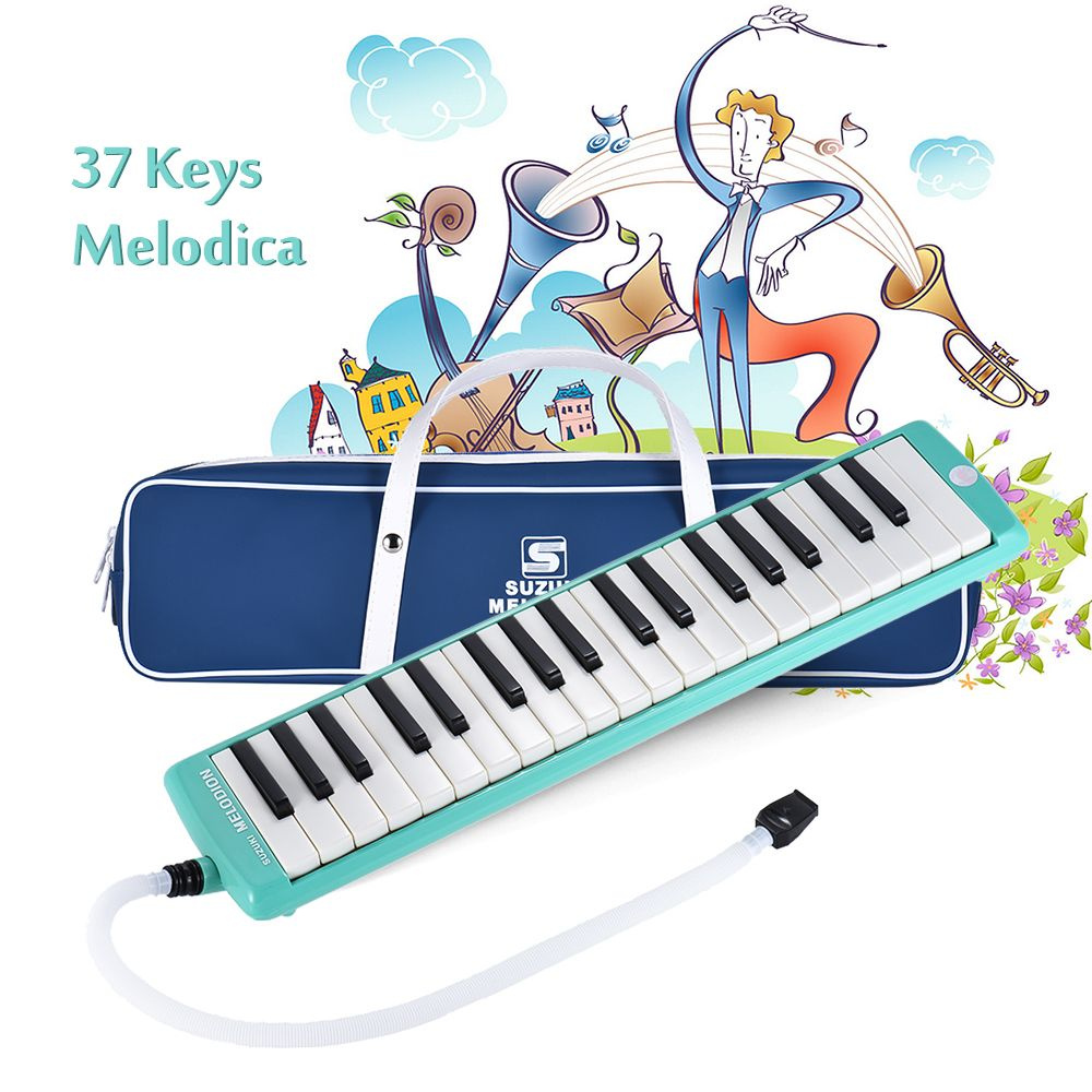 SUZUKI MX-37D 37-клавишный музыкальный инструмент Melodion Melodica Pianica  с длинной длиной - купить с доставкой по выгодным ценам в интернет-магазине  OZON (1289620811)