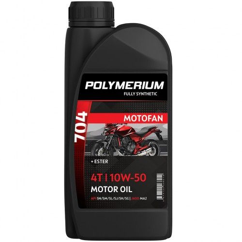 POLYMERIUM motofan 704 10W-50 Масло моторное, Синтетическое, 1 л #1