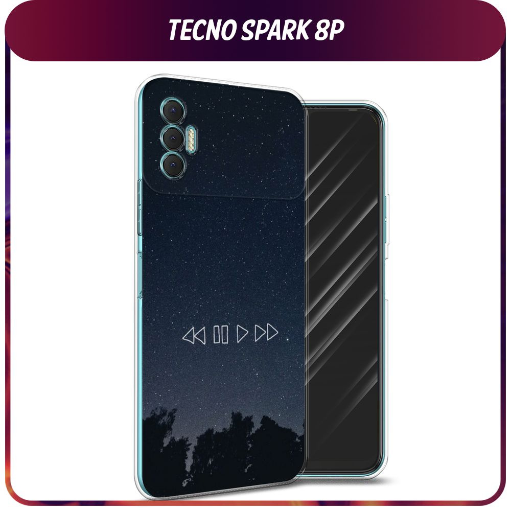 Силиконовый чехол на Tecno Spark 8P / Текно Спарк 8Р 