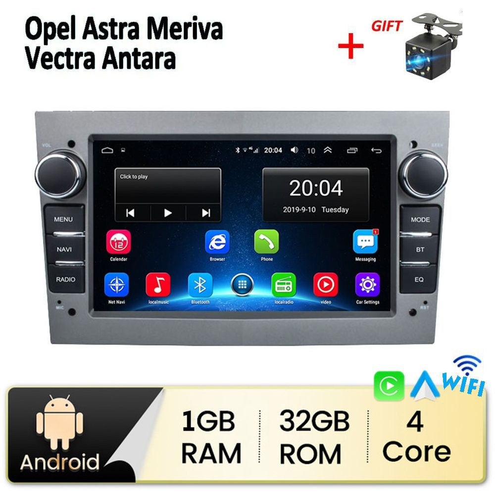 Штатная магнитола для Opel Astra H G J Antara Vectra C D Vivaro Corsa C D  Zafira B Meriva Veda AVATAR 1+32G Android Wi-Fi,GPS,Bluetooth,USB,IPS  матрица2 DIN - купить в интернет-магазине OZON с