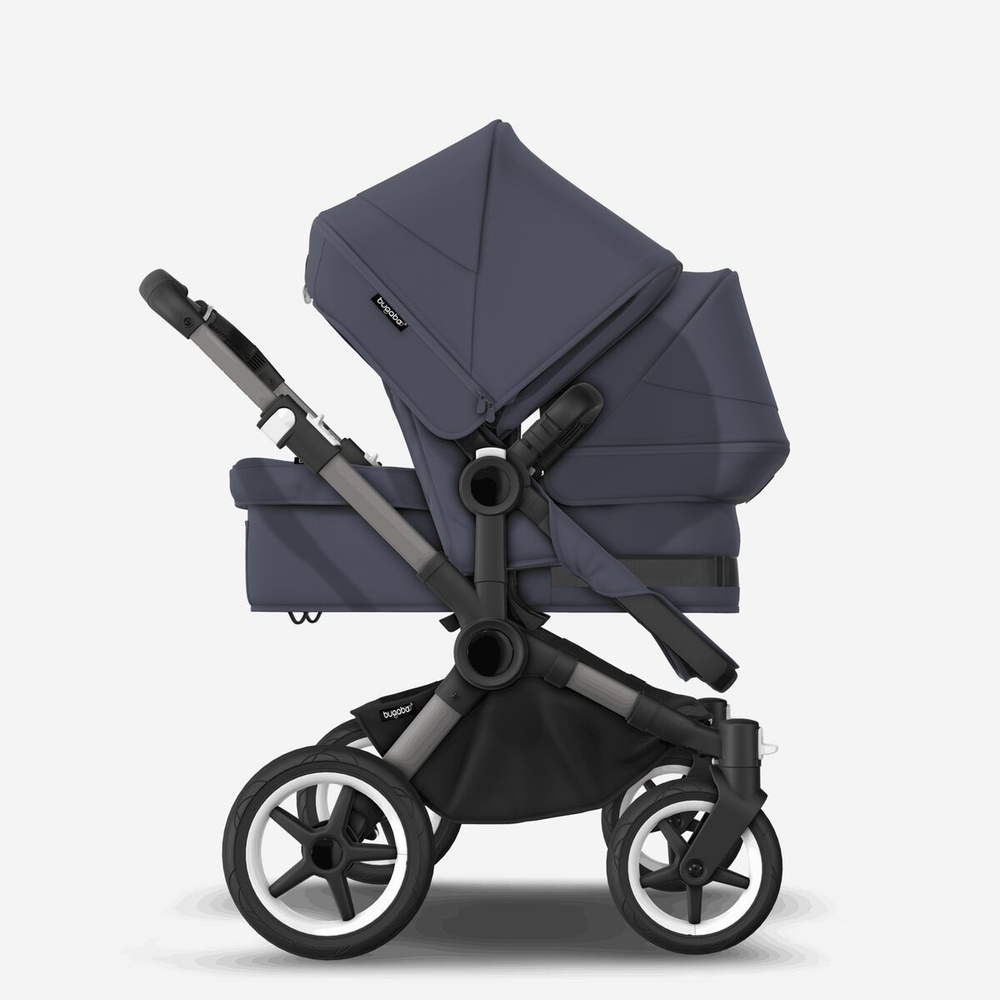 Коляска для погодок Bugaboo Donkey Duo 5 Stormy blue/stormy blue/graphite #1