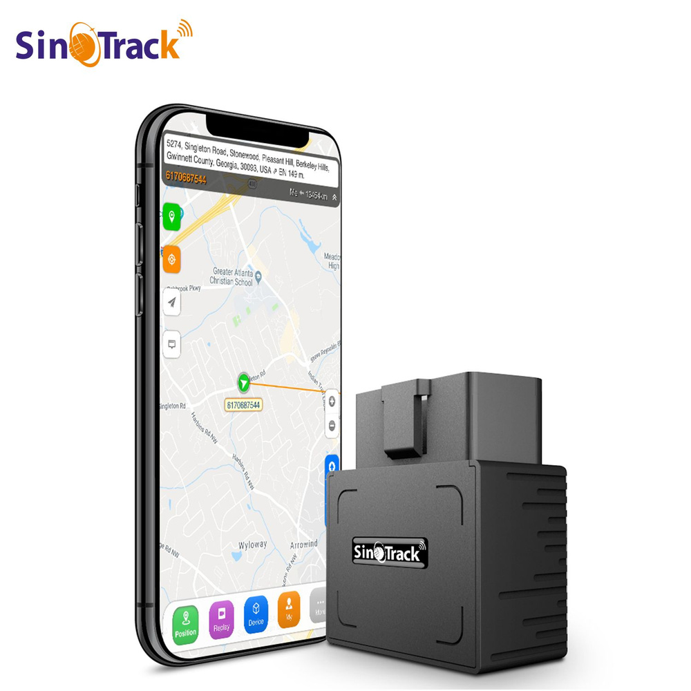 SinoTrack Mini OBD GPS трекер ST-902 Автомобильный GSM разъем OBDII  Устройство слежения за транспортным средством