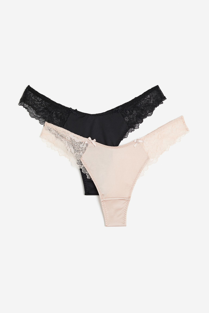 Комплект трусов бразильяна H&M Ladies Briefs, 2 шт #1