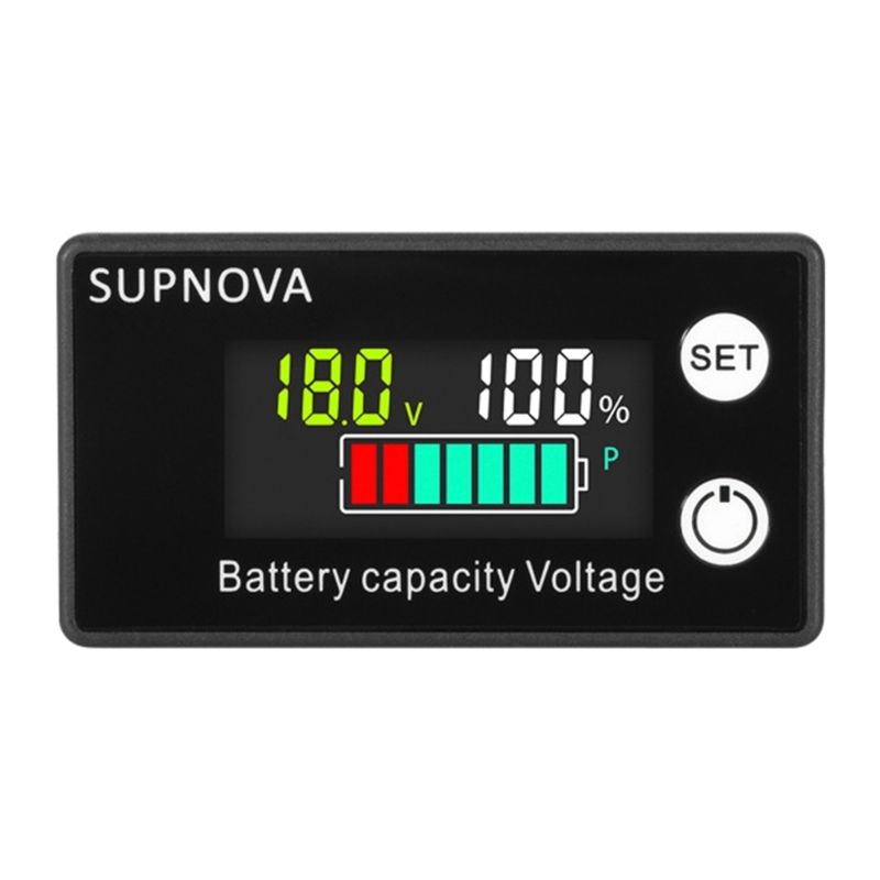 Монитор емкости аккумулятора 8-100 В Вольтметр Мультиметр Тестер ...