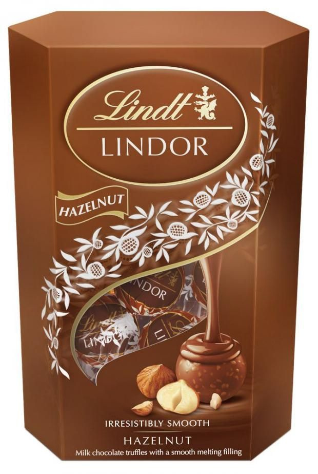 Конфеты Lindt Lindor Ореховый Корнет, 200 г - купить с доставкой по ...