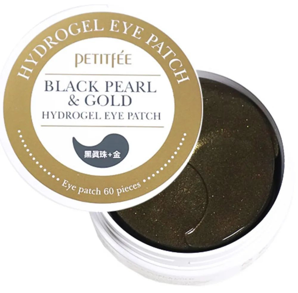 PETITFEE Патчи для глаз гидрогелевые Корея Black Pearl & Gold Eye Patch лифтинг кожи вокруг глаз с черным #1