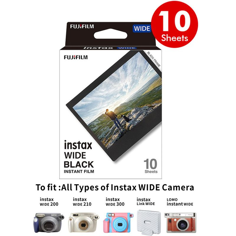 Картридж Fujifilm Instax Wide Black Frame, 10 снимков - купить с ...