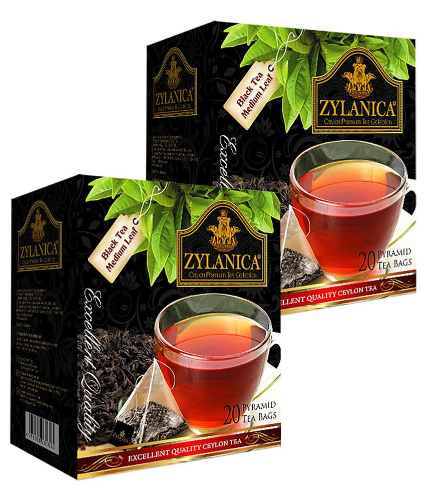 Чай черный ZYLANICA Black tea, 2шт по 20 пирамидок #1