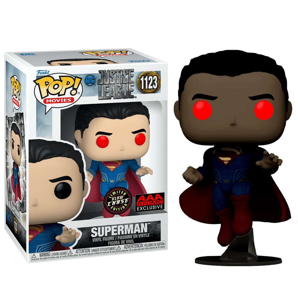 Фигурка Funko POP! Heroes DC Justice League Superman (Стикер AAA ANIME)  CHASE Фанко Поп Лига Справедливости: Супермен - купить с доставкой по  выгодным ценам в интернет-магазине OZON (817448406)