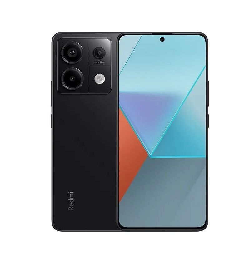 Xiaomi Смартфон Redmi Note 13 Pro（Русский, Google, Dual-SIM） 16/512 ГБ, черный матовый, прозрачный  #1