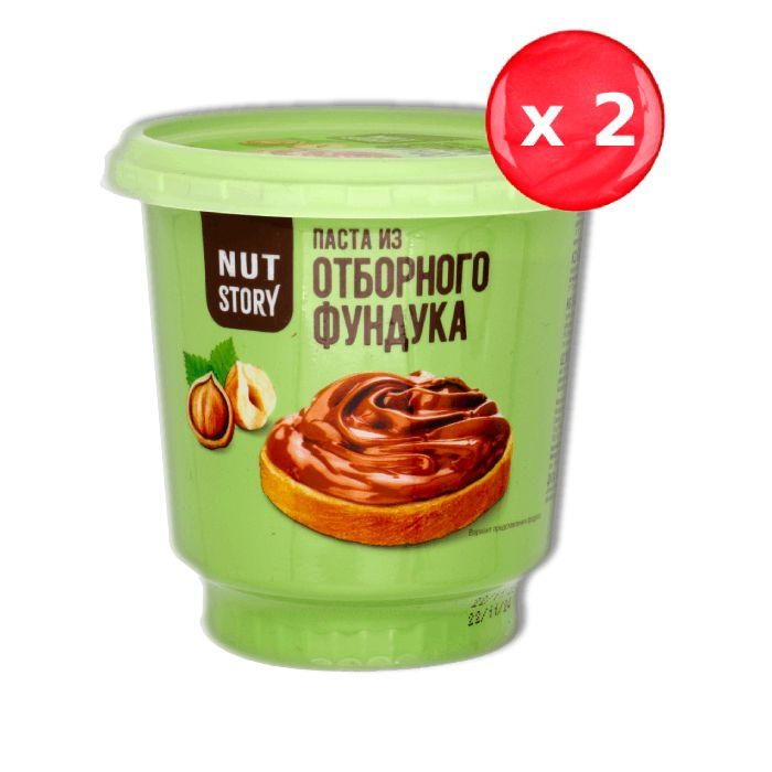 Паста ореховая NutStory с какао 350 г, набор из 2 шт. #1