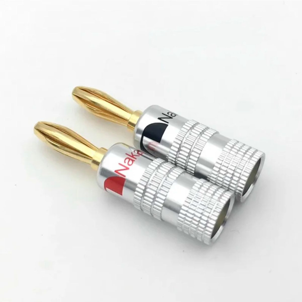 Штекер типа банан (2шт) для акустического кабеля - купить с доставкой ...