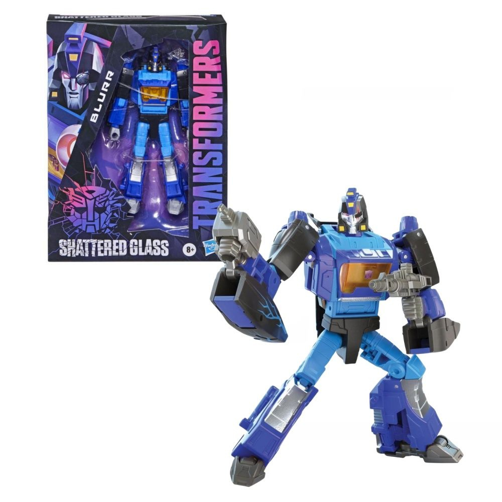 Hasbro Коллекция Transformers Generations Shattered Glass класса люкс Blurr - для детей от 8 лет, 5,5-дюймовый #1