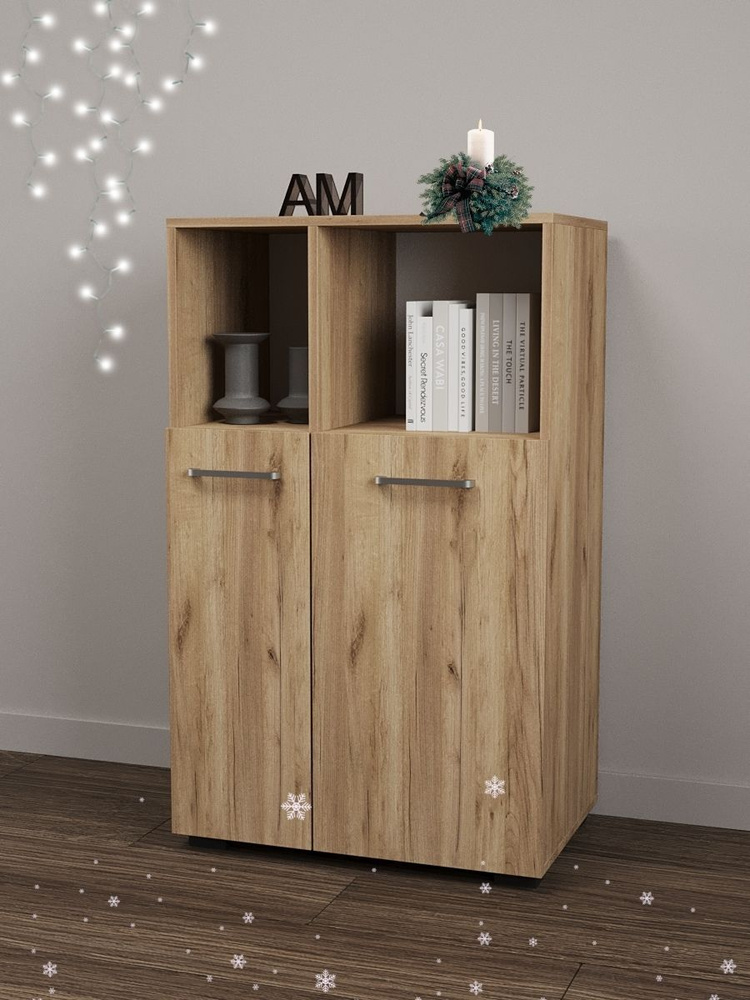 Стеллаж Стеллаж_книжный_с_дверью, 64х25х108 см, АМ - купить по выгодной ...