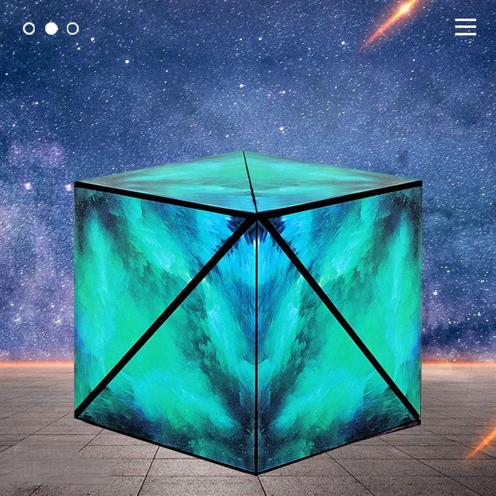 Магнитный 3D Кубик волшебный куб Рубика Головоломка, Magic cube подарок для детей и взрослых, 6.5*6.5*6.5cm #1