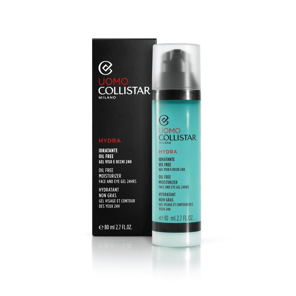 Collistar - Oil Free Moisturizer Face And Eye Gel 24 H Увлажняющий безмасляный гель для лица для мужчин #1