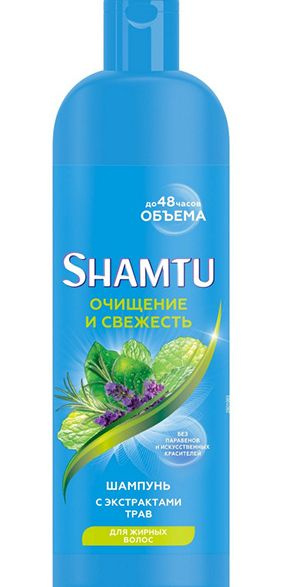 Комплект 6 шт, Шампунь для волос 300мл. ШАМТУ Глубокое очищ.и свежесть с экстр.трав  #1