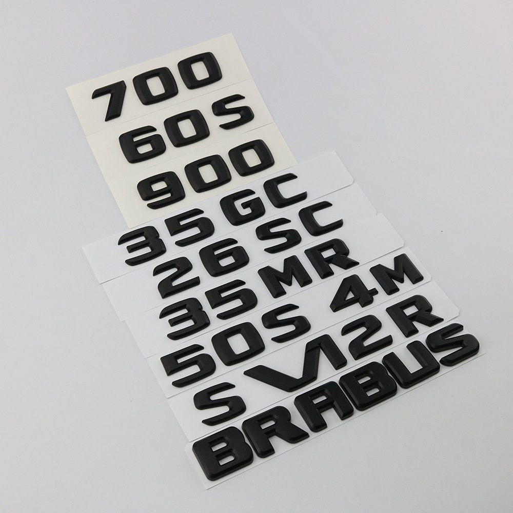 1 шт., буквенная эмблема для Mercedes Benz, модифицированная для Brabus ...