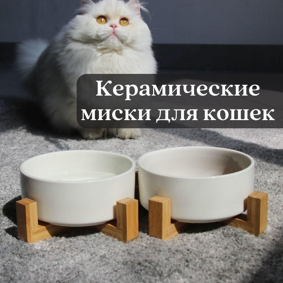 Миска для кошек керамическая, миски для кошек, для собак мелких пород ...