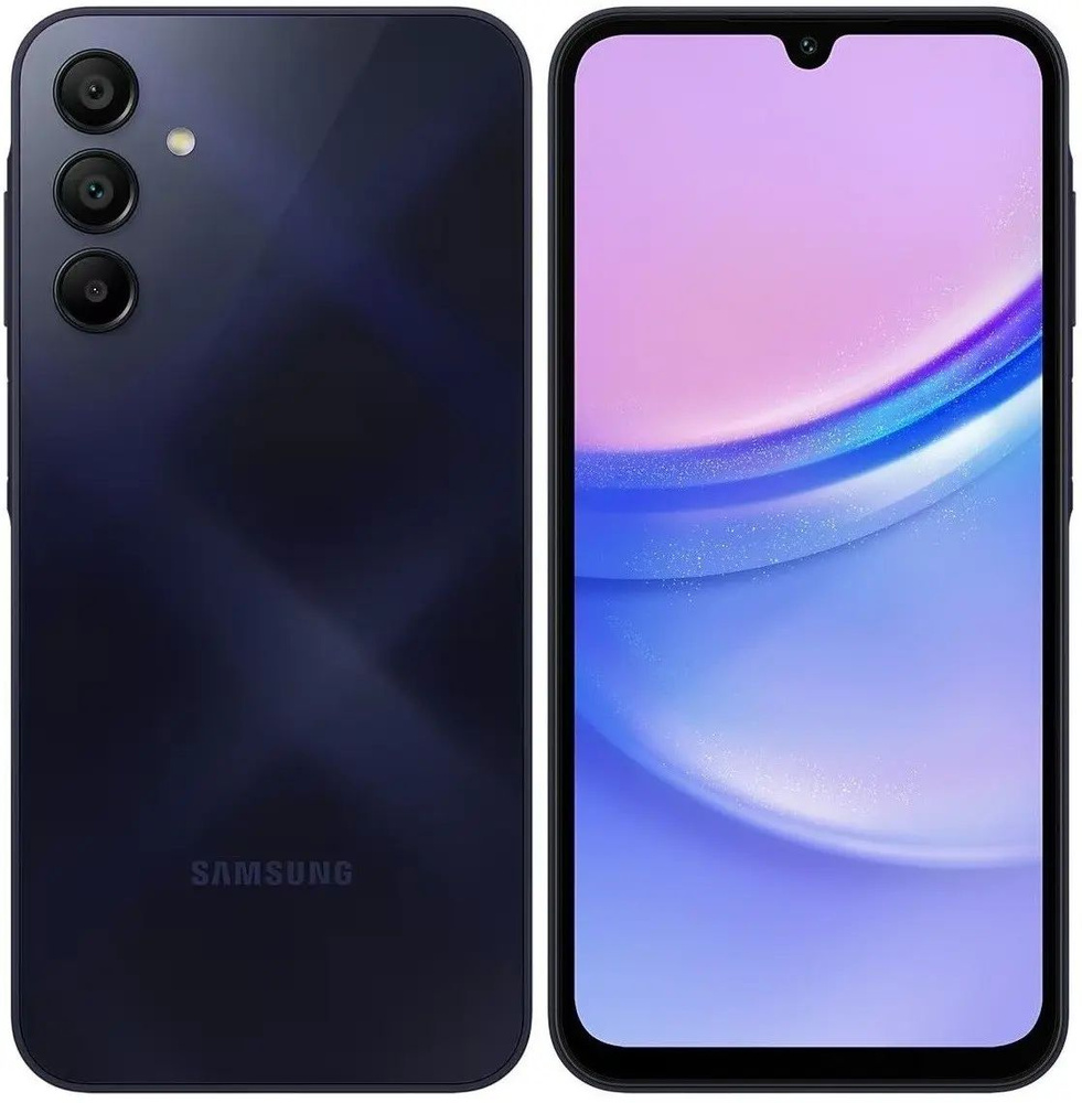 Samsung Смартфон Galaxy A15 Global 6/128 ГБ, темно-синий #1