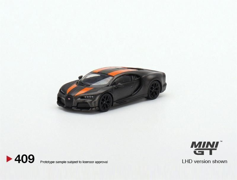 Машинка minigt 1/64 Bugatti Vision Gran Turismo Centodieci Chiron Super Sport Pur Divo Presentation EB110 #1