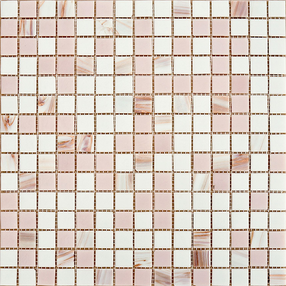 Elada Mosaic Плитка мозаика HK-13 бело-розовый микс, коробка, 10 матриц, 1,07 м2, 32.7 см x 32.7 см, #1