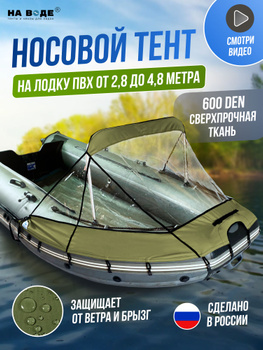 Ходовые тенты на лодку Wellboat